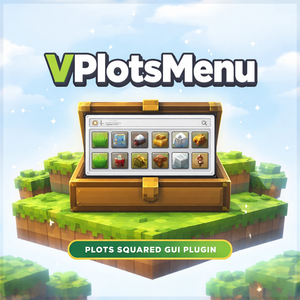 🗺️ VPlotsMenu — Plot-Management per GUI über PlotSquared