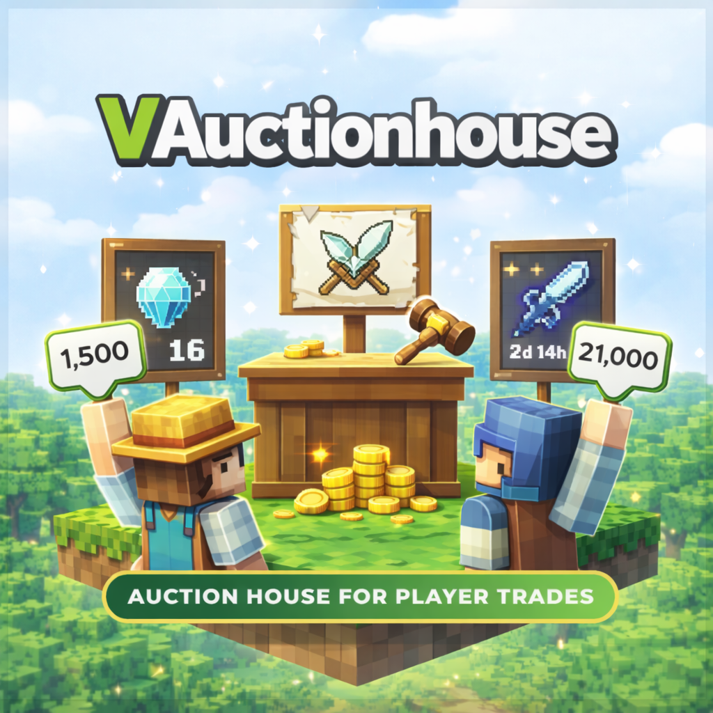 🏛️ VAuctionhouse — Auktionshaus Plugin